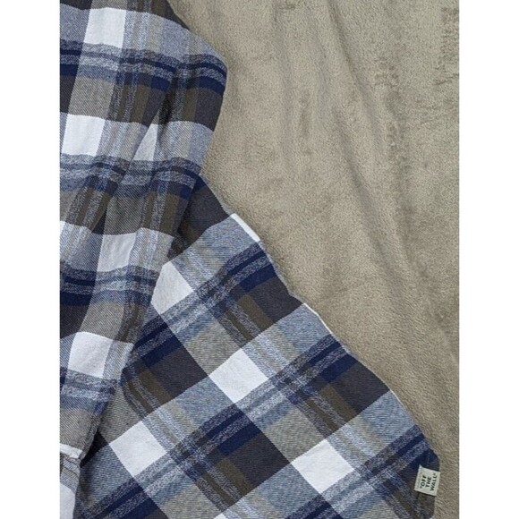 Vans Off The Wall Men's Long Sleeve Plaid Flannel Chest Pocket Button Up Shirt - Picture 5 of 8